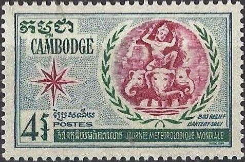 Goddess On Elephants