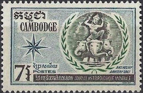 Goddess On Elephants