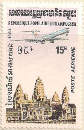 Iljuschin Il-62M over Temples of Angkor