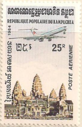 Iljuschin Il-62M over Temples of Angkor