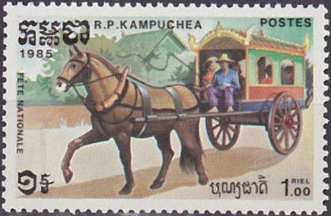 Horse-drawn passenger cart