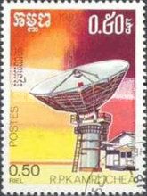 Parabolic Antenna of a Satellite Station