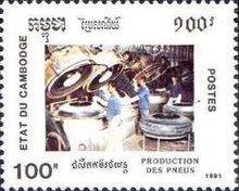 Production of tires