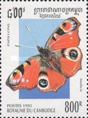 European peacock (Inachis io)