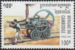 First Steam Locomotive by Richard Trevithick - 1804