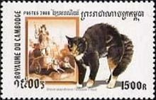 Scandinavian Engraving, Domestic Cat (Felis silvestris catus