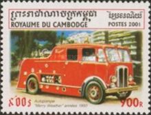 Autopompe "Merry Weather" annees 1950