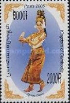 Apsaras Temple Dancers; in Color Blue
