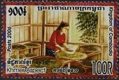 Women at Work: Scooping Dyes