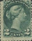 Queen Victoria (1819-1901) - deep green perf 11½ x 12