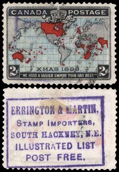 Map of the British Empire in 1898