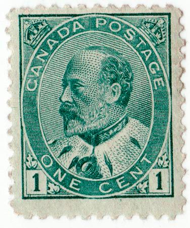 King Edward VII - dull lilac