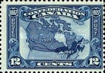 Map of Canada 1867-1927
