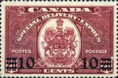 Canadian Coat of Arms Surcharged