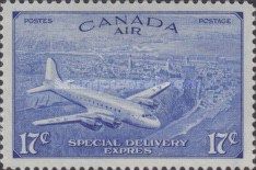Transatlantic Mail Plane with ` accent