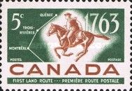 Bicentenary of Quebec-Trois Rivieres-Montreal Postal Service