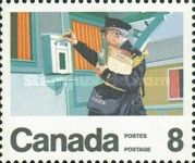Postman Making Delivery