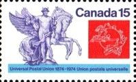 Mercury, Winged Horses and UPU Emblem