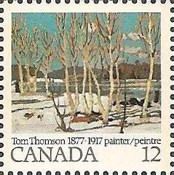 "April in Algonquin Park" (1917) by Thomas John Thomson