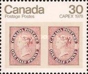 Pair of 1857 1/2d Queen Victoria stamps