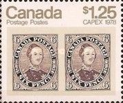 Pair of 1851 6d Prince Albert stamps