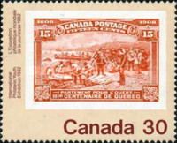 Centenary of Quebec, 15c stamp 1908