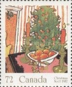Mistletoe and Decorated Tree