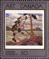 The West Wind, Tom Thomson, 1917