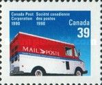Canada Post Corporation 1990, Mail Van (facing right)