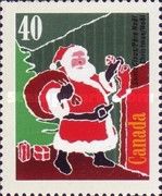 North American Santa Claus - Imperf Right
