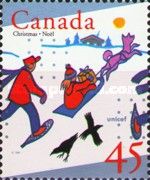 Children Tobogganing