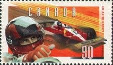 Giles Villeneuve in Ferrari T-4