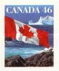 Canadian Flag and Iceberg