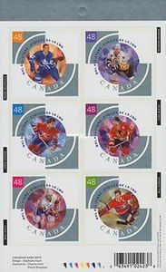 NHL All-Stars Booklet panel
