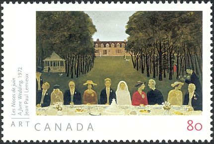 A June Wedding, 1972, Jean Paul Lemieux