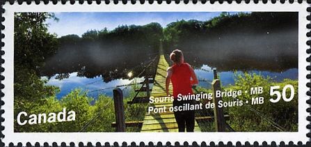 Souris Swinging Bridge, Manitoba