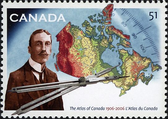James White, Dividers and Map of Canada