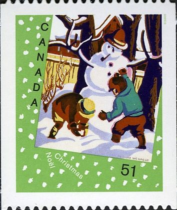 Snowman by Yvonne McKague Housser