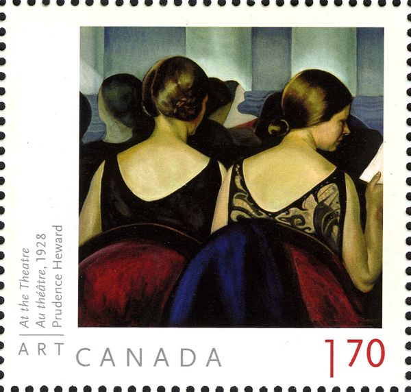 "At The Theatre" by Prudence Heward