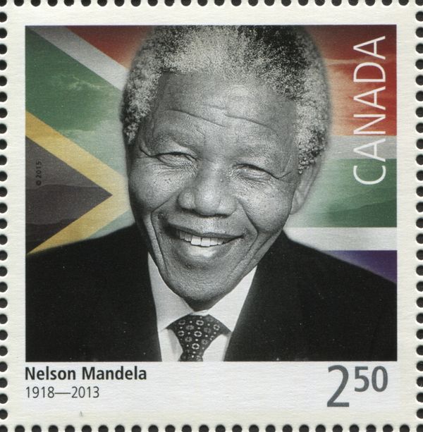 Nelson Mandela - from souvenir sheet