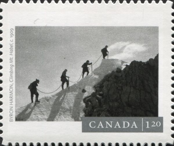 Climbing Mt Habel by Byron Harmon