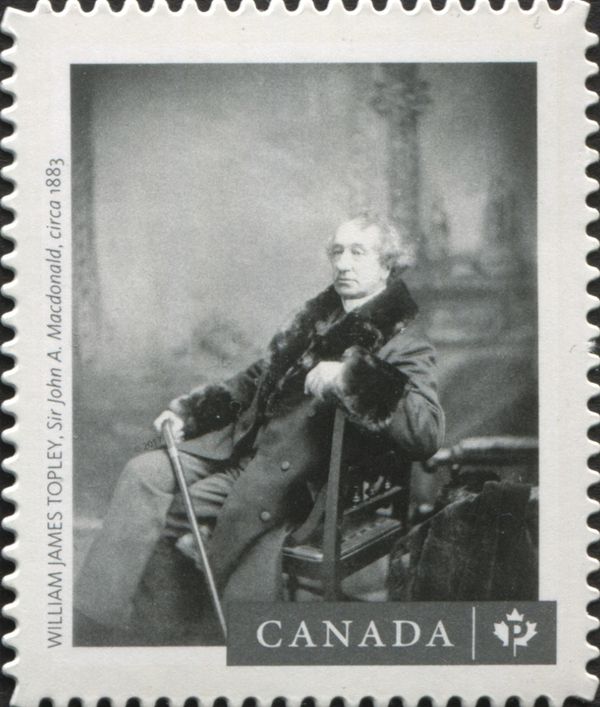 Sir John A. Macdonald, circa 1883, by William James Topley