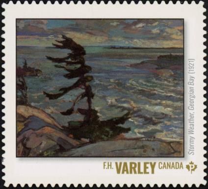"Stormy Weather, Georgian Bay" by FH Varley