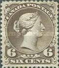 Queen Victoria (1819-1901) - Dark Brown on thin paper