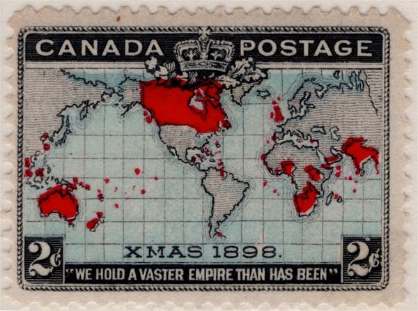 Map of the British Empire in 1898