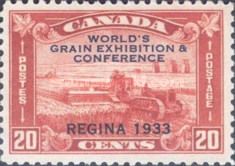 Harvesting Wheat with Tractor Overprint
