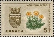 Mountain Avens and Arms of Northwest Territories