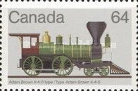 Western Canadian Railway Locomotive Adam Brown, 1855