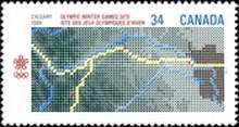 Winter Olympic Games, Calgary (1988) (1st issue)