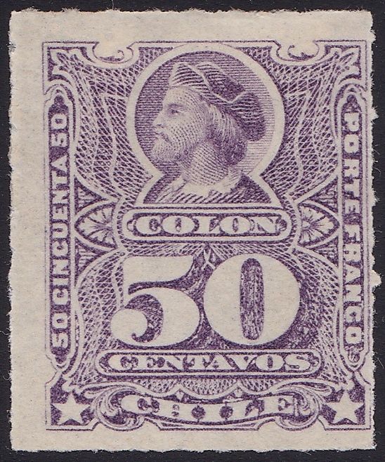 Christopher Columbus (1451-1506) - pale lilac